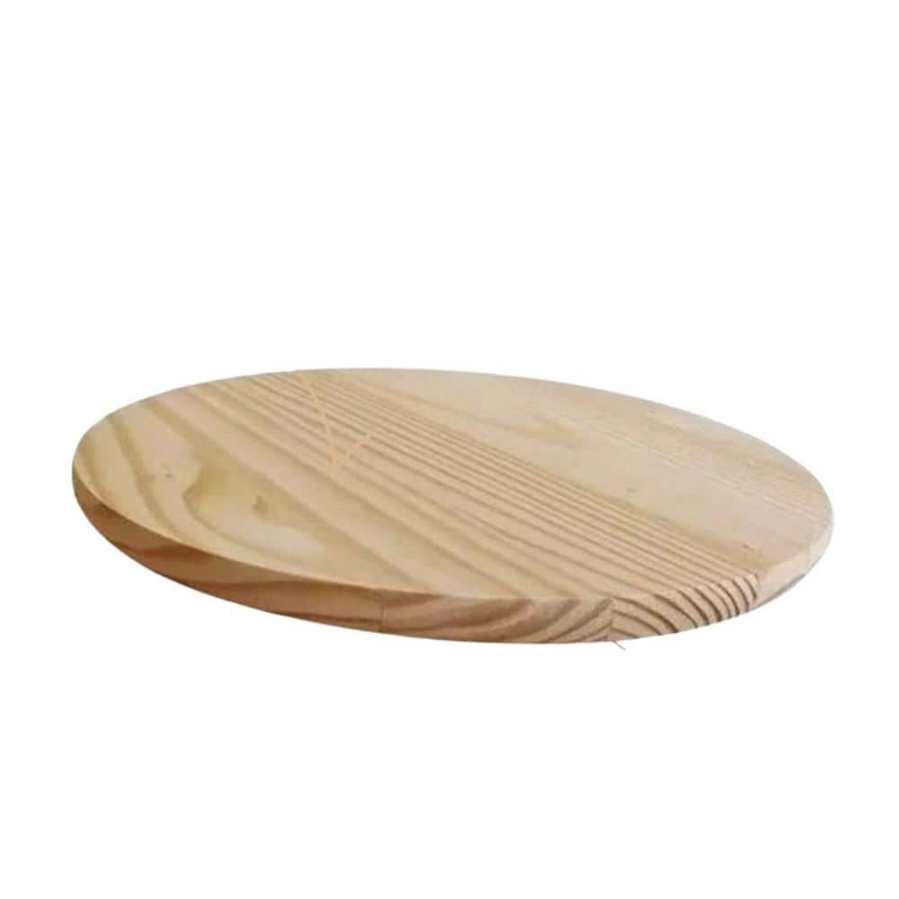 0.75 in. x 20 in. x 20 in. Edge-Glued Round Common Softwood...