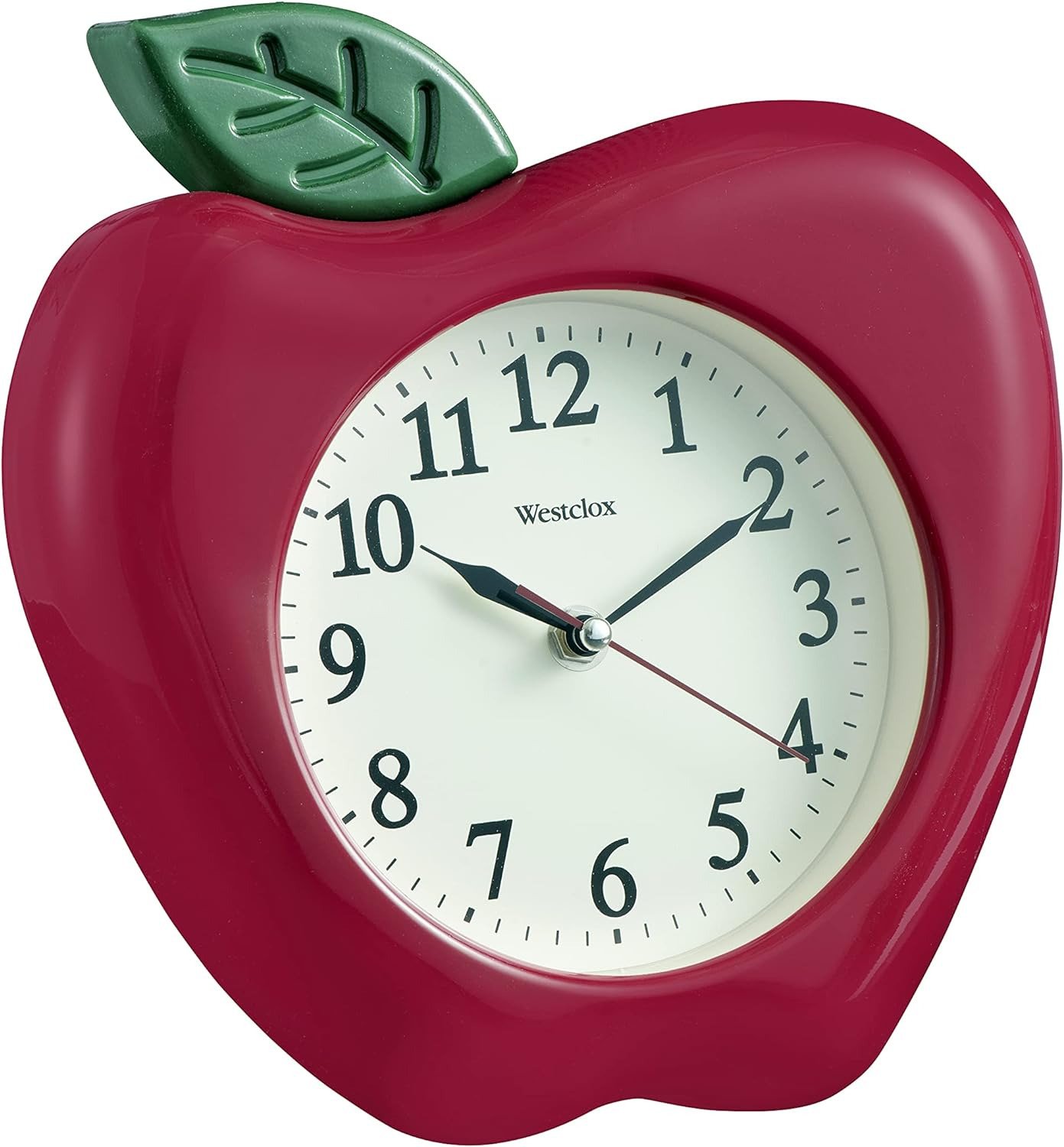10" 3-Dimensional Apple Wall Clock- Model #38038A