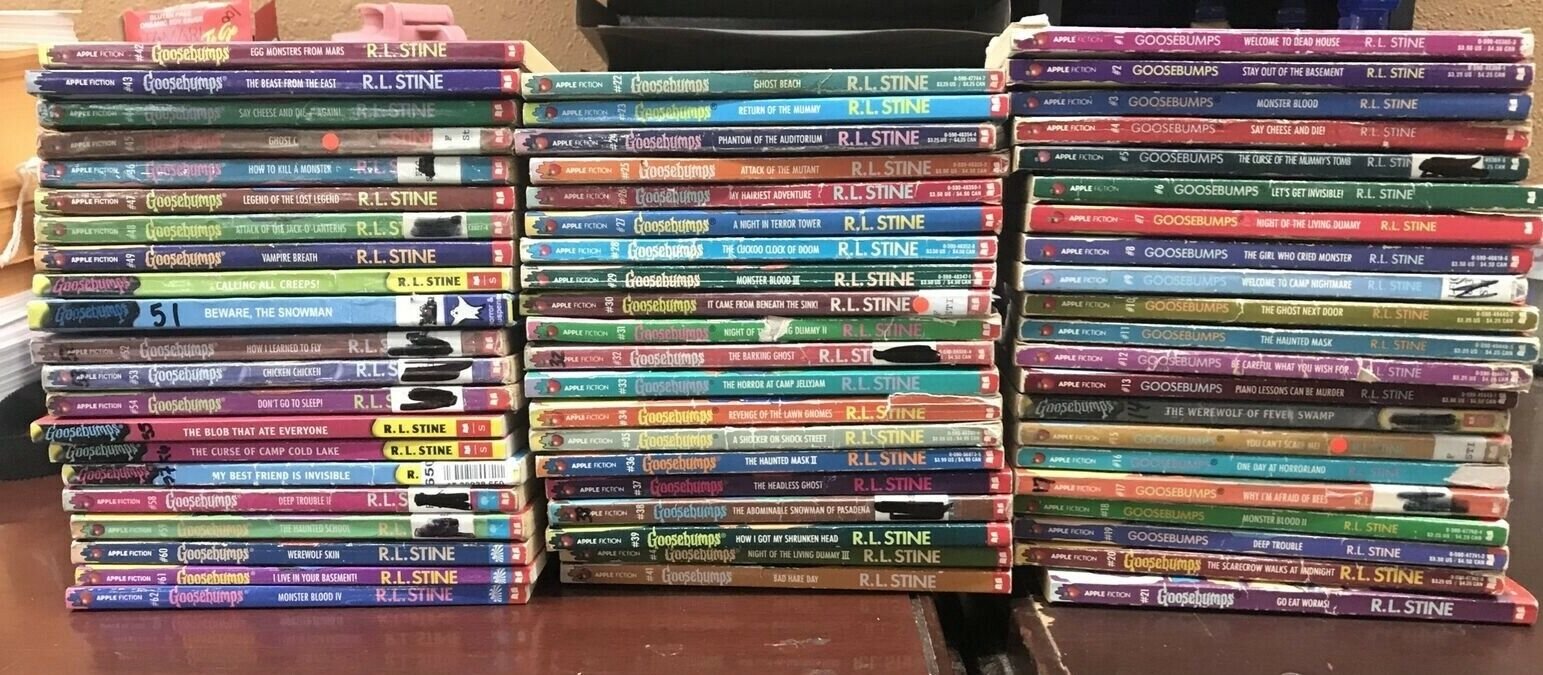 107 GOOSEBUMPS Complete Original Set Plus MANY Extras Bonus R L Stine Books PB
