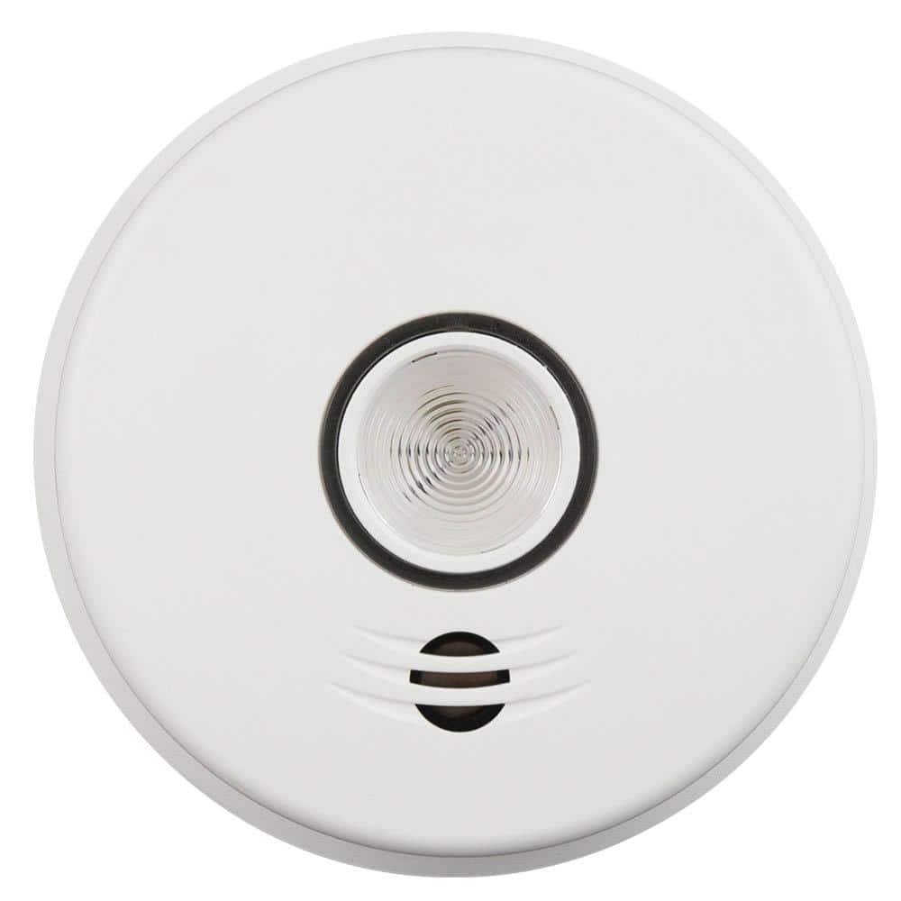 10 Year Worry-Free Hardwired Wireless Interconnected Smoke Detector with Photoelectric Sensor 21027326