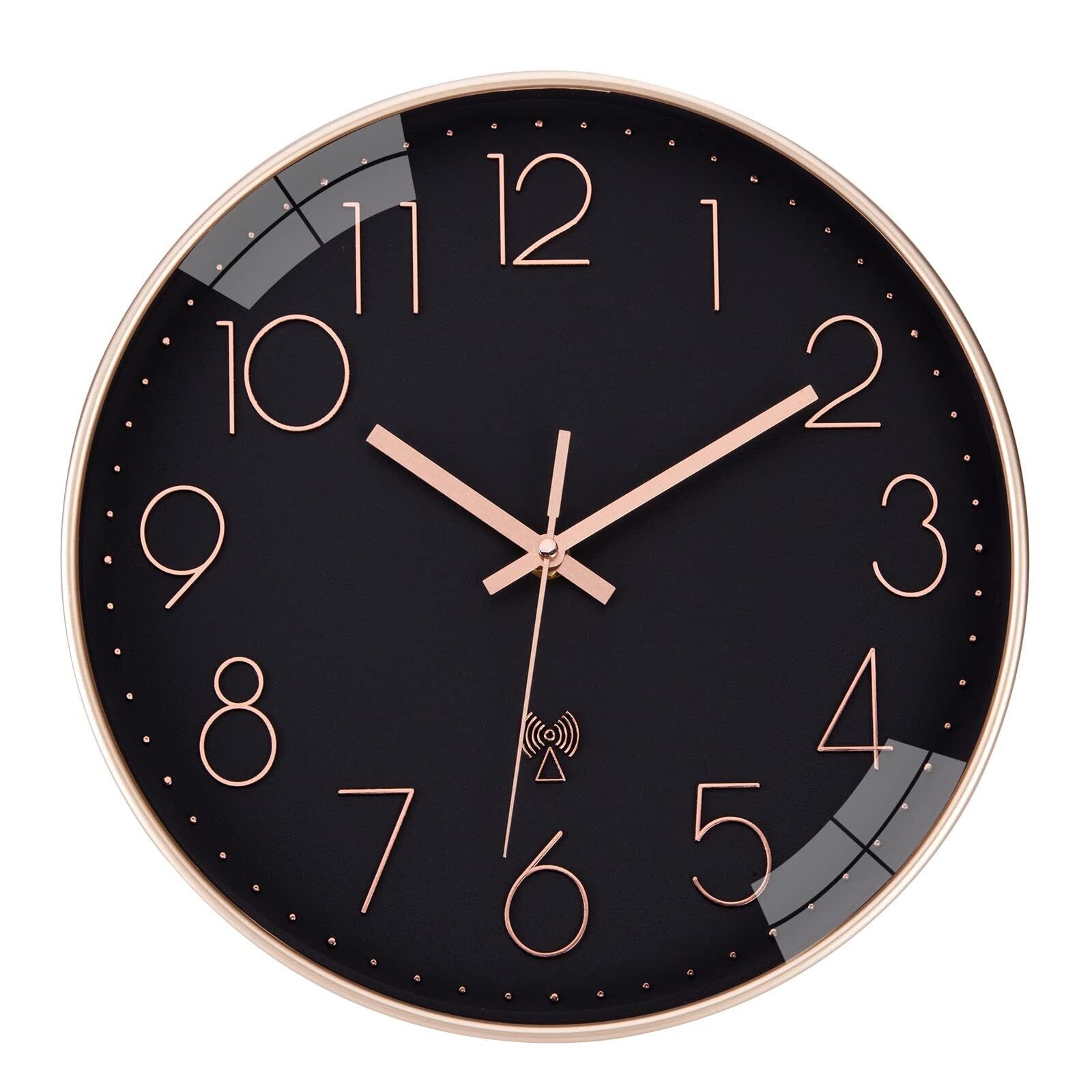 12 Inch Radio Wall Clock Atomic Wall Clock Battery Operated Kitchen Wall Clocks