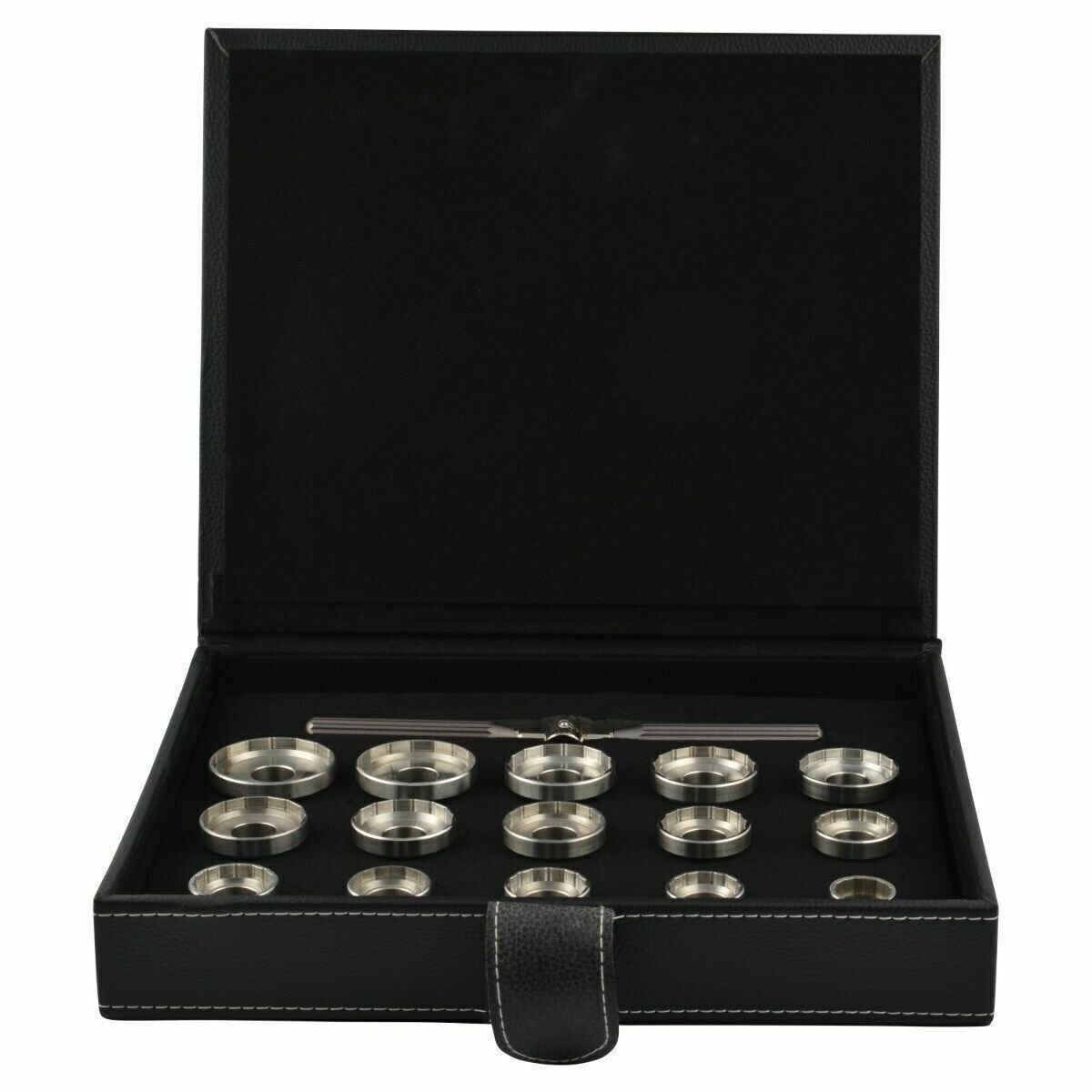 15 DIES WATCH CASE BACK OPENER KIT FOR BREITLING WATCH REMOVAL REPAIR TOOL TOP Q