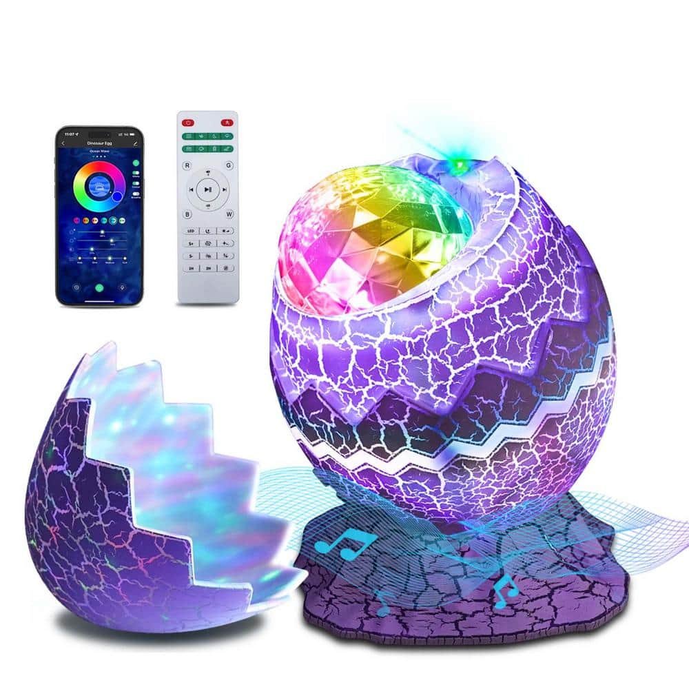 1920 x 1080 Dinosaur Egg Star Projector, Indoor Bedroom Ceiling Light with...