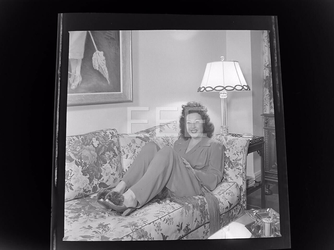 1943 Ethel Merman Candid by Mary Morris Old Photo Negative 551A SCARCE FAMOUS