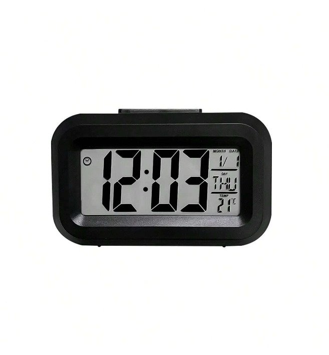 1pc Student Multi-Function LED Alarm Clock - Mini Desk Clock with Calendar - NEW