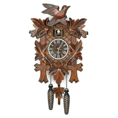 2024 german Black Forest Cuckoo Clock Retro Nordic Style Wooden Cuckoo Wall Clock Zhexin