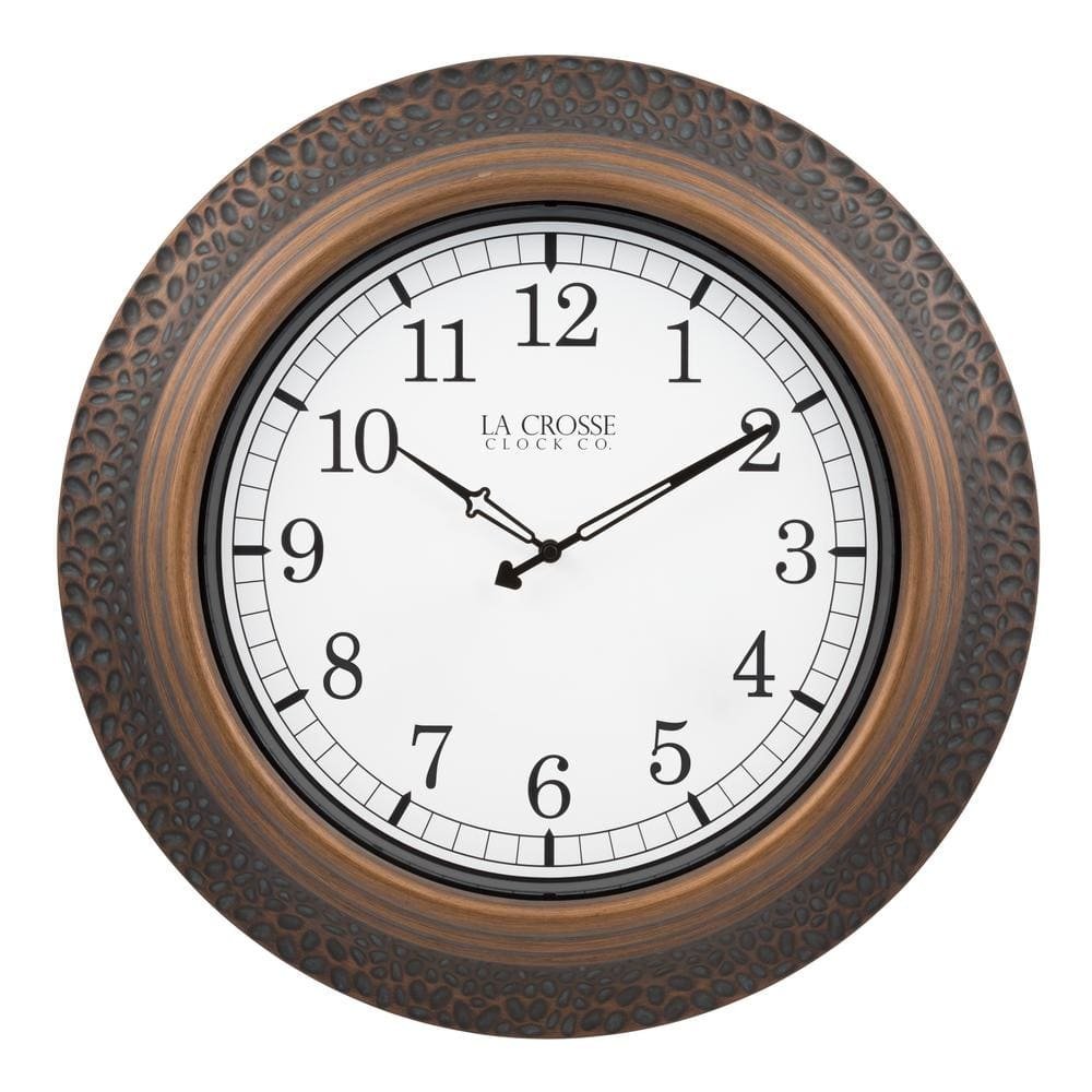 21 In. Marcella Metal Quartz Analog Wall Clock