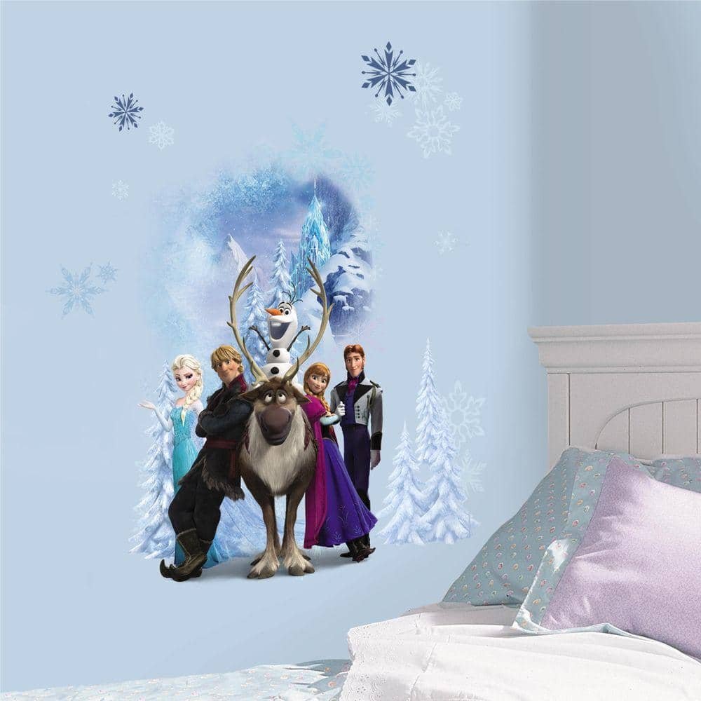 2.5 in. x 21 in. Disney Frozen Character Winter Burst Peel and...