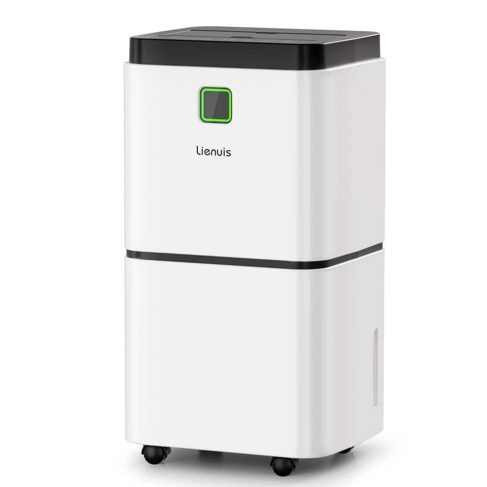 25 pt. 1500 sq. ft Dehumidifiers in White with Drain Hose and...