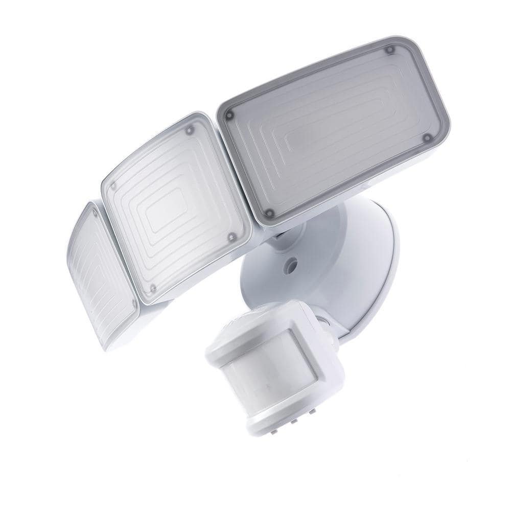 300-Watt Equivalent 5000 Lumen 240-Degree White Motion Sensing Integrated LED Flood Light