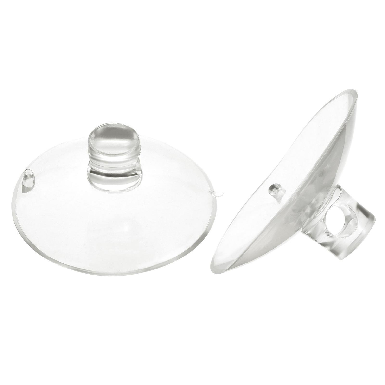 30pcs Suction Cup without Hooks 34mm Dia. Wall Hanger for Home Transparent PVC