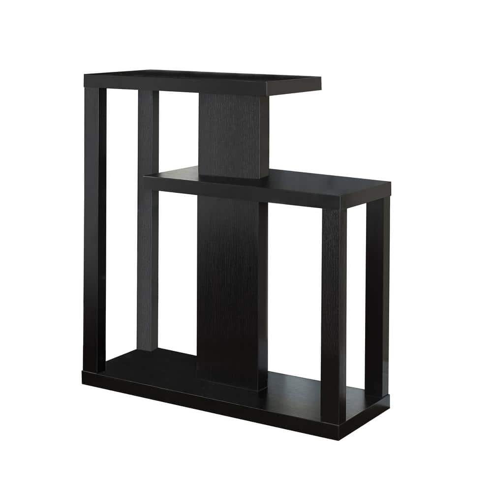 32 in. Espresso Standard Rectangle Console Table with Storage