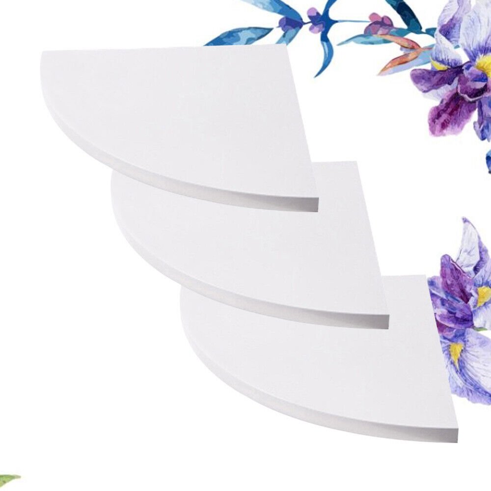 3 PCS/Set Wall Display Shelves Farmhouse Corner Shelf Rack Decor