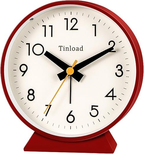 Best Red Metal Table Clocks