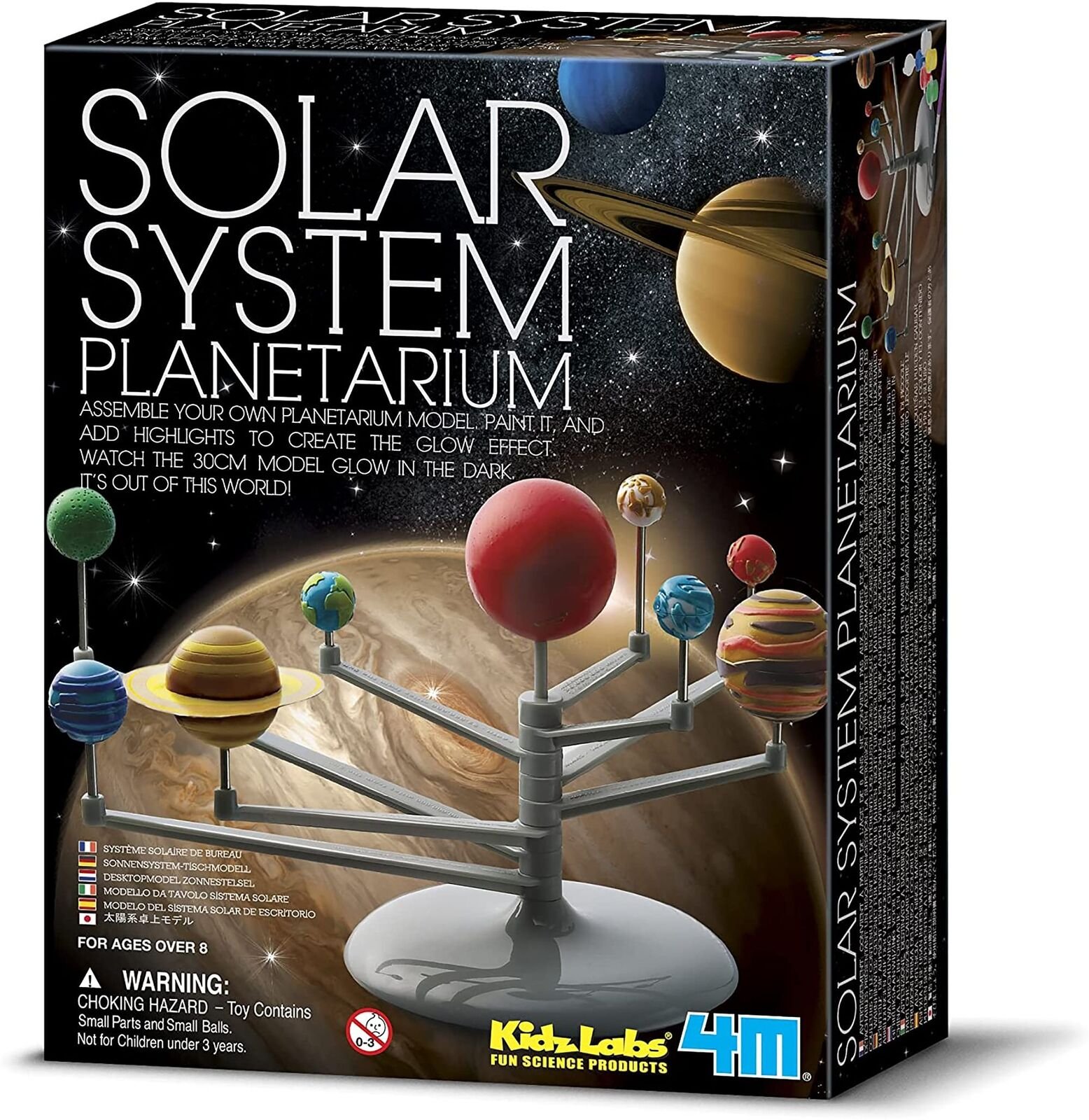 4M Solar System Planetarium - DIY Glow In The Dark Astronomy Planet Model Ste...