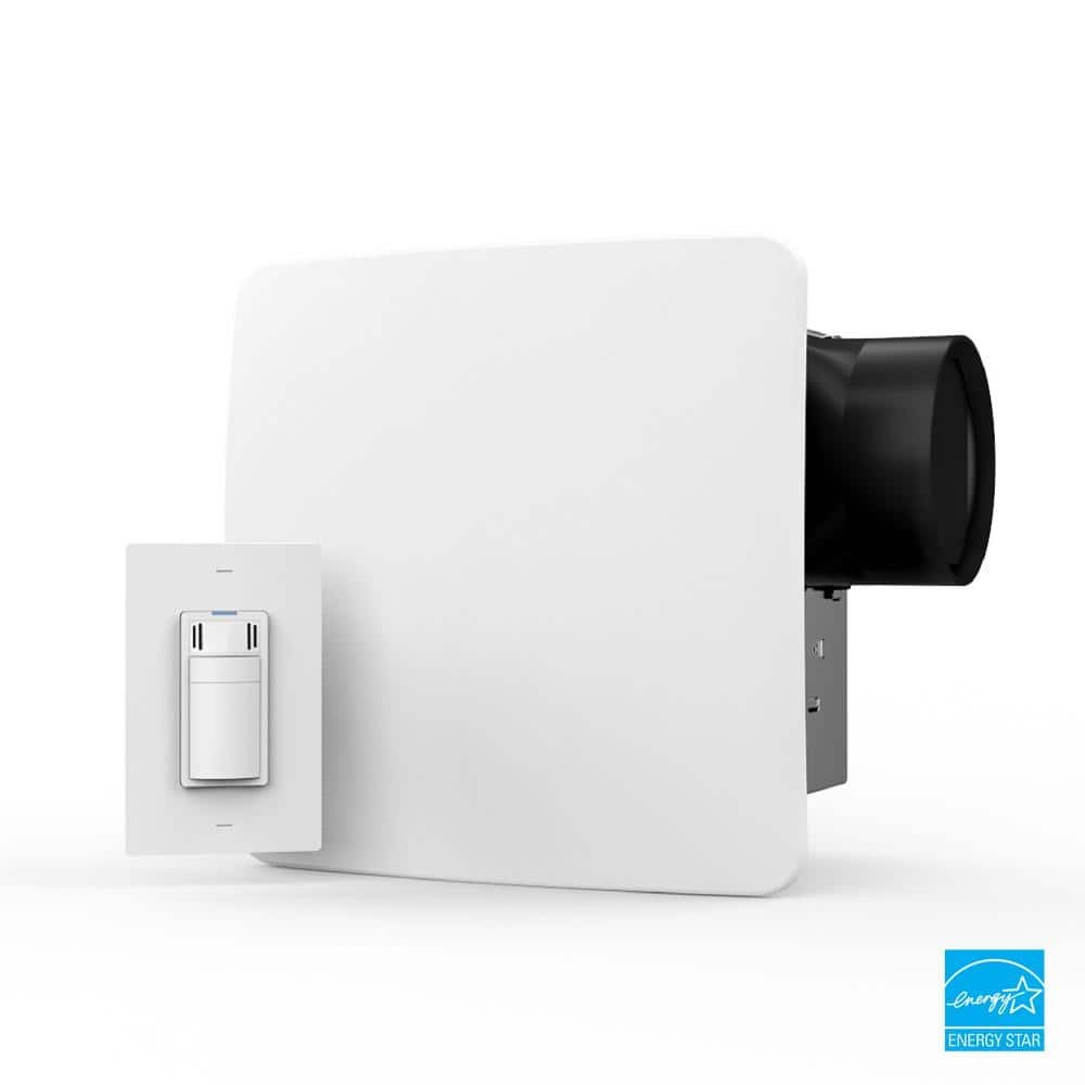 50 CFM Ceiling/Wall Mount Quiet Easy Roomside Installation Bathroom/Bath Exhaust Fan with...