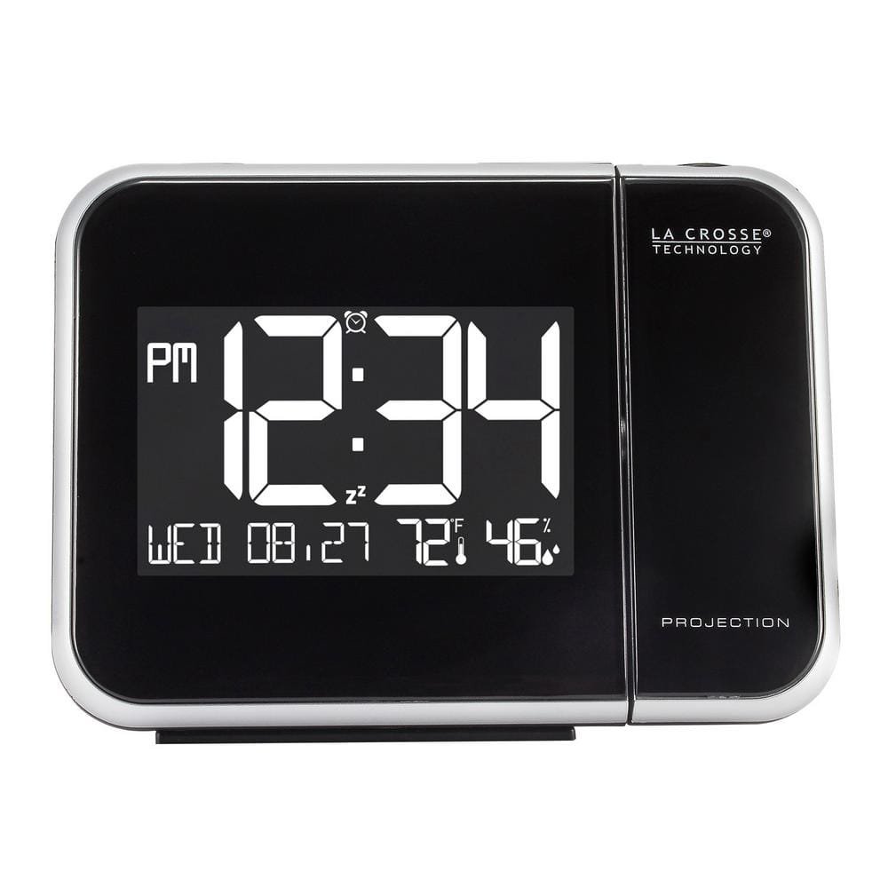 5.95 in. W x 4.50 in. H Projection Alarm Clock with Indoor...