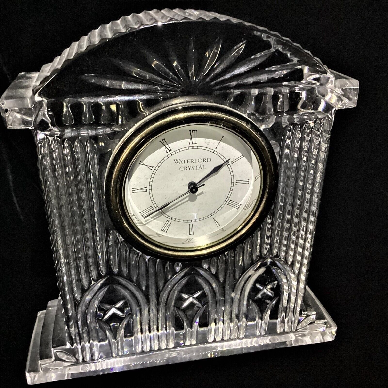 75% OFF Large Waterford Crystal Mantle Clock BJ308 NOW ON SALE!