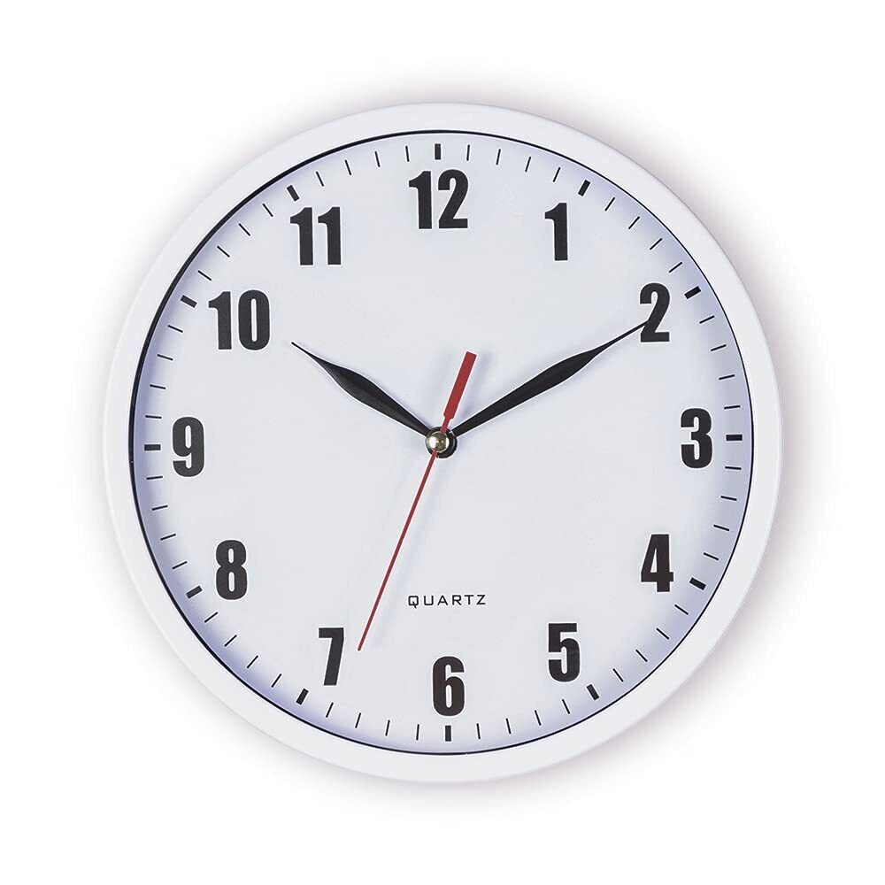 8" Silent Quartz Wall Clock Non-Ticking Digital Clock