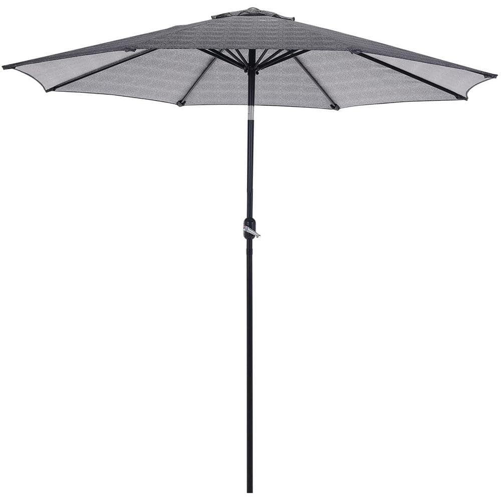 9 ft. Market Outdoor Market Patio Umbrella in Flower Pattern
