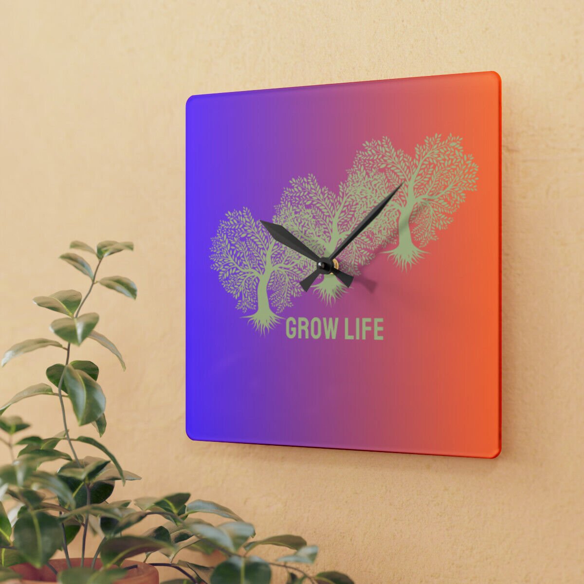 African Family Tree Clock