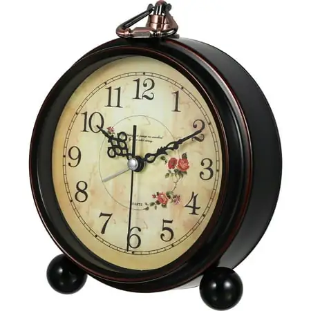 Alarm Clock Vintage Style Desk Clock Table Clock Decorative Quiet Non Ticking Clock photo Alarm Clock Vintage Style Desk Clock Table Clock Decorative Quiet Non Ticking Clock featured image