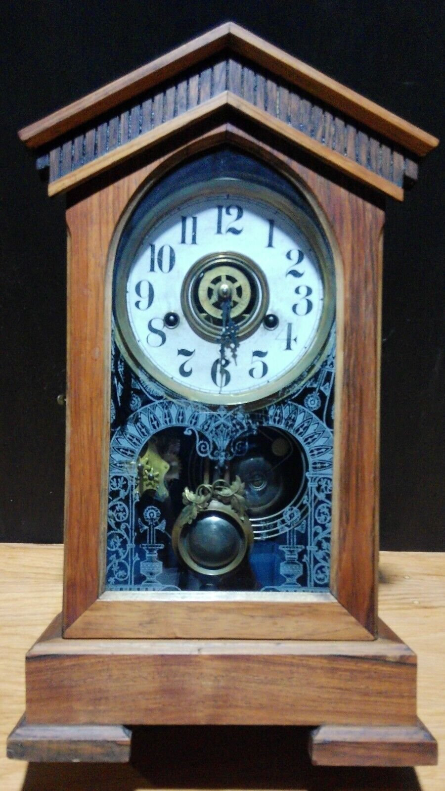 Antique Alamo One Day Wall Clock