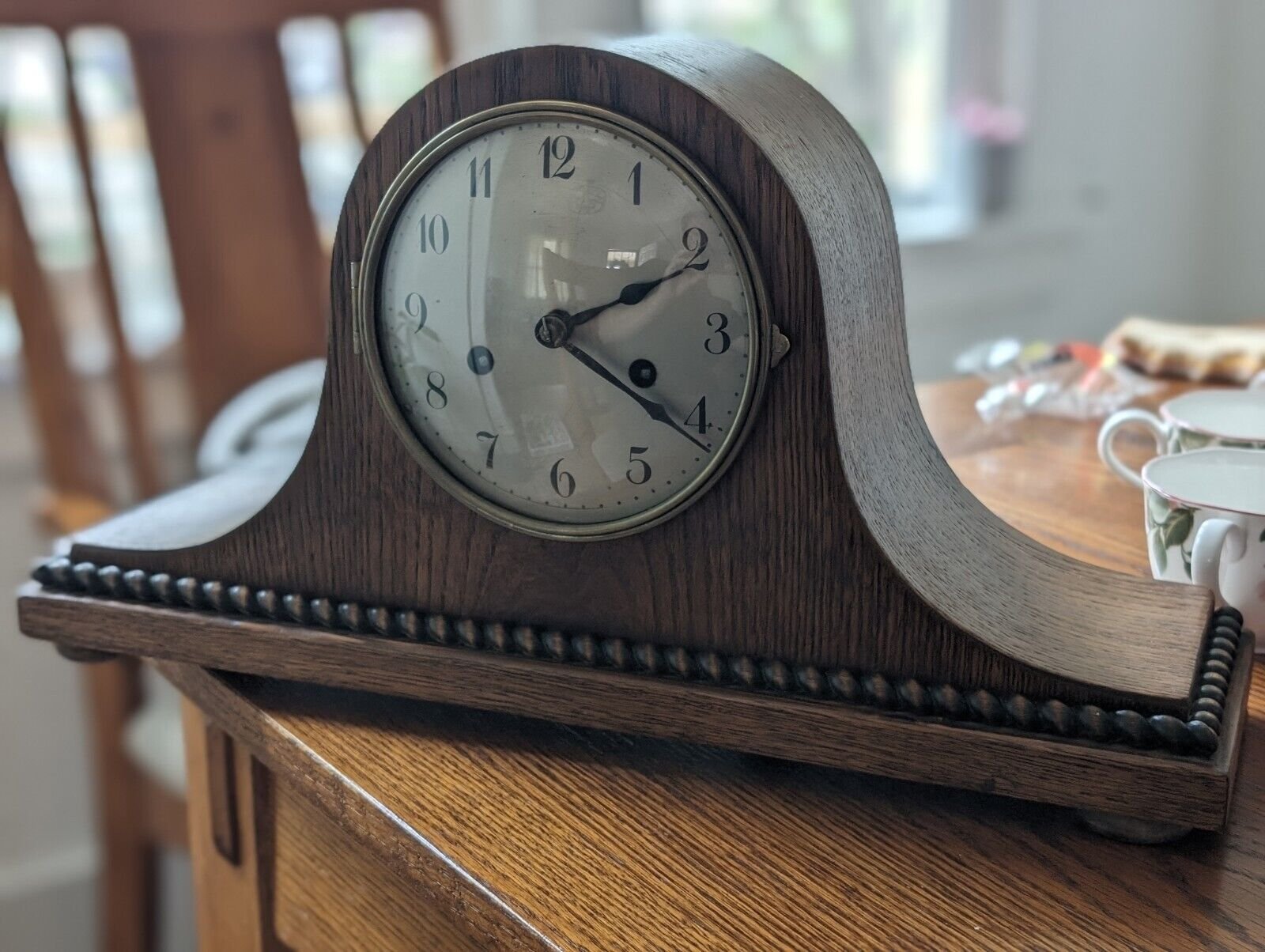 Antique Badische German Napoleon Mantle Clock 1920-1930