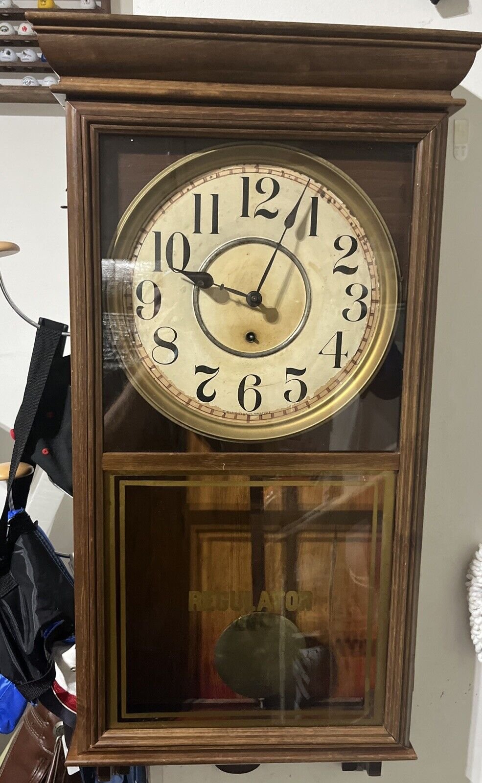 Antique/Vintage Sessions Large Regulator Wall Clock