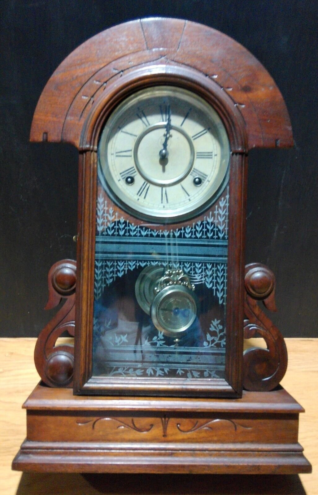 Antique Waterbury Wall Clock