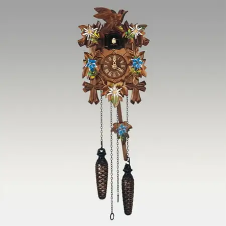 Anton Schneider 9 Inch Quartz Handpainted Flowers Black Forest German Cuckoo Clock photo Anton Schneider 9 Inch Quartz Handpainted Flowers Black Forest German Cuckoo Clock featured image