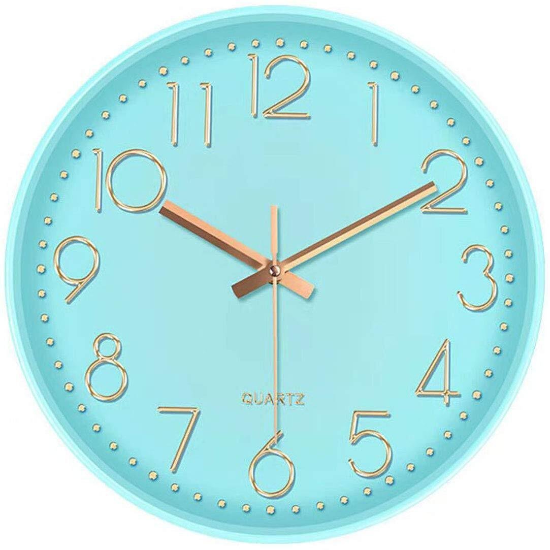ARASO 8" Wall Clock, Silent Non Ticking Quality Quartz Battery Operated Small...
