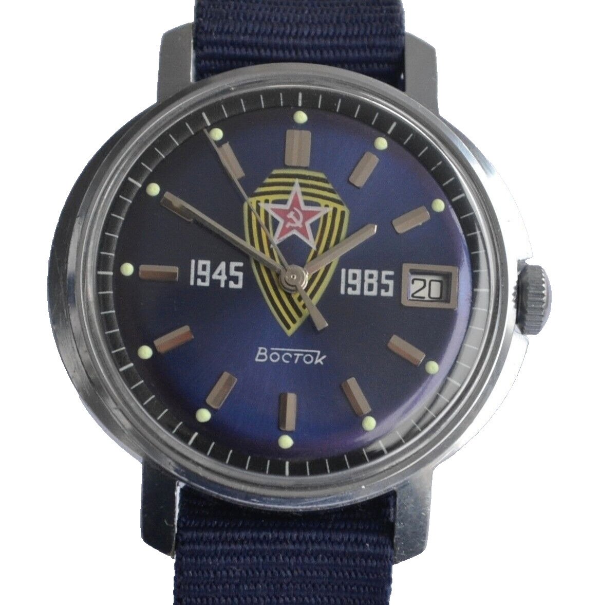 Authentic Vintage VOSTOK Komandirskie military wrist watch. Serviced