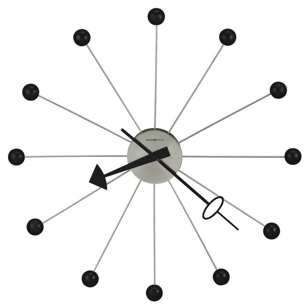 Ball Clock II Black Wall Clock