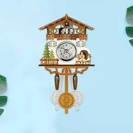 Battery Clocks For Seniors Grandfather Clock Led Clock Light Cuckoo Wall Clock Chime Alarm Retro Wooden Battery Clocks For Seniors Grandfather Clock Led Clock Light Cuckoo Wall Clock Chime Alarm Retro