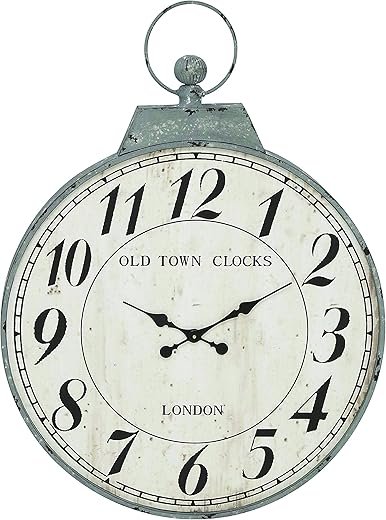 Best Woodland Imports Distinctive Metal Floor Clocks