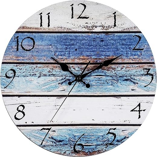 Best Weathered Beach Wall Clocks