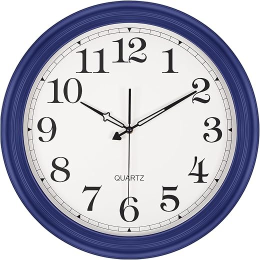 Best Large Navy Blue Wall Clocks