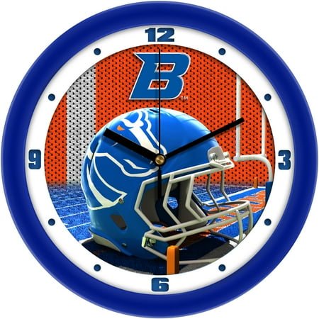 Boise State Broncos NCAA Football Helmet Wall Clock