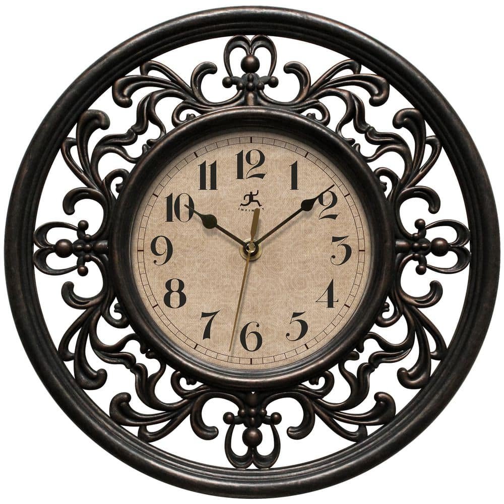 Brown Sofia Wall Clock