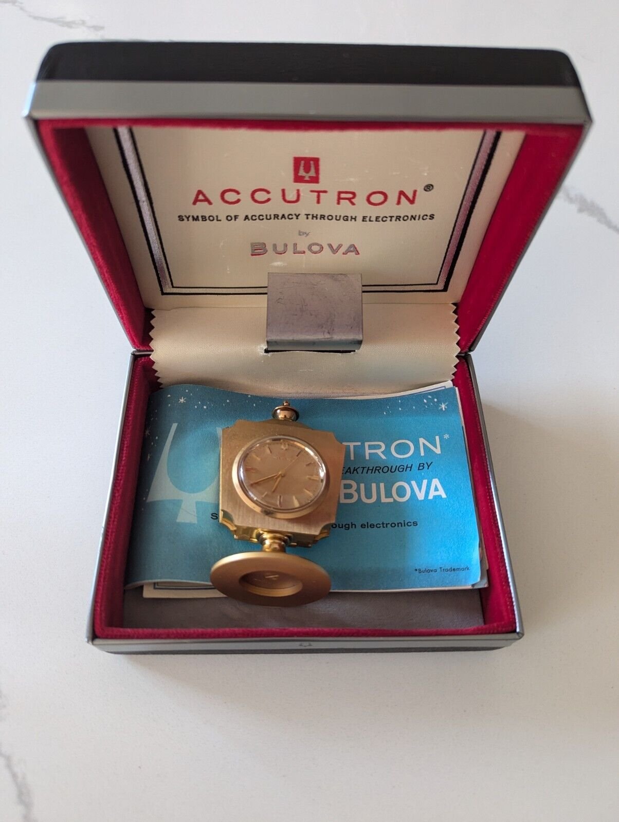 Bulova Accutron Antique 1960s Clock