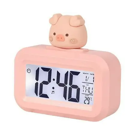 Cartoon Music Watch for Studying Time Management Reminder Desktop Alarm Clock Pig photo Cartoon Music Watch for Studying Time Management Reminder Desktop Alarm Clock Pig featured image