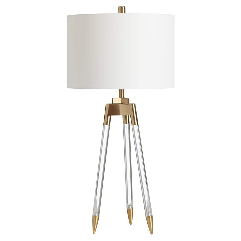 Causley Clear Acrylic Tripod Table Lamp