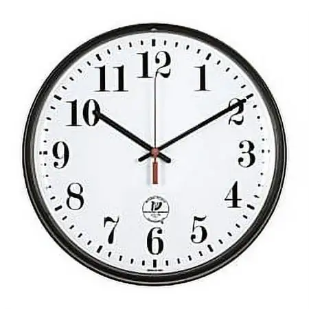 Chicago Lighthouse 12 " Slimline Atomic Wall Clock, Black photo Chicago Lighthouse 12 " Slimline Atomic Wall Clock, Black photo