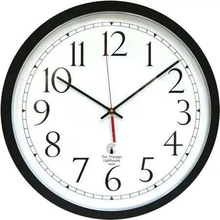 Chicago Lighthouse Contemporary Atomic Wall Clock photo Chicago Lighthouse Contemporary Atomic Wall Clock featured image