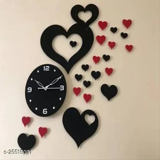 Chic Designer Wall Clock – Perfect Accent for Any Room (Single Unit)