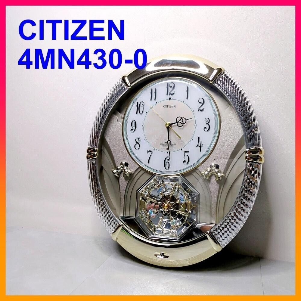 CITIZEN Wall Clock 4MN430-0 Radio-Controlled Wall Clock From Japan