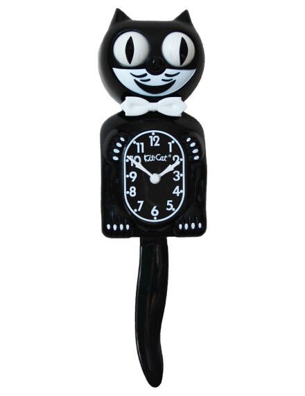Classic Black Kit-Cat Klock (15.5″ high)