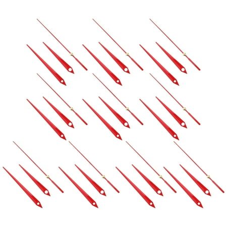 Clocks Digital Wall 20 Sets Pointers Metal Hands Movement Red Aluminum