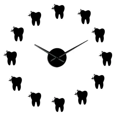Coffee Pot with Timer Silent Wall Clock Frameless DIY Acrylic Wall Watch Tooth Modern Design Coffee Pot with Timer Silent Wall Clock Frameless DIY Acrylic Wall Watch Tooth Modern Design detail